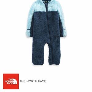 The North Face Baby' Two-Tone Blue Footie